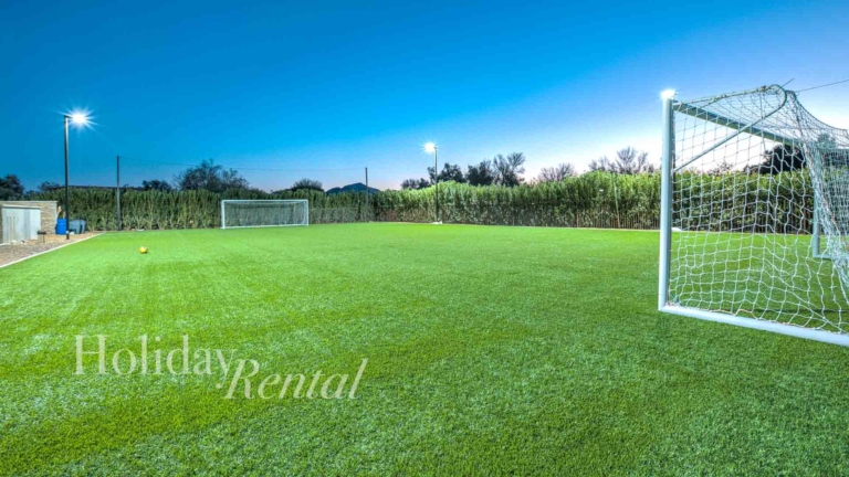 private soccer field vacation rental